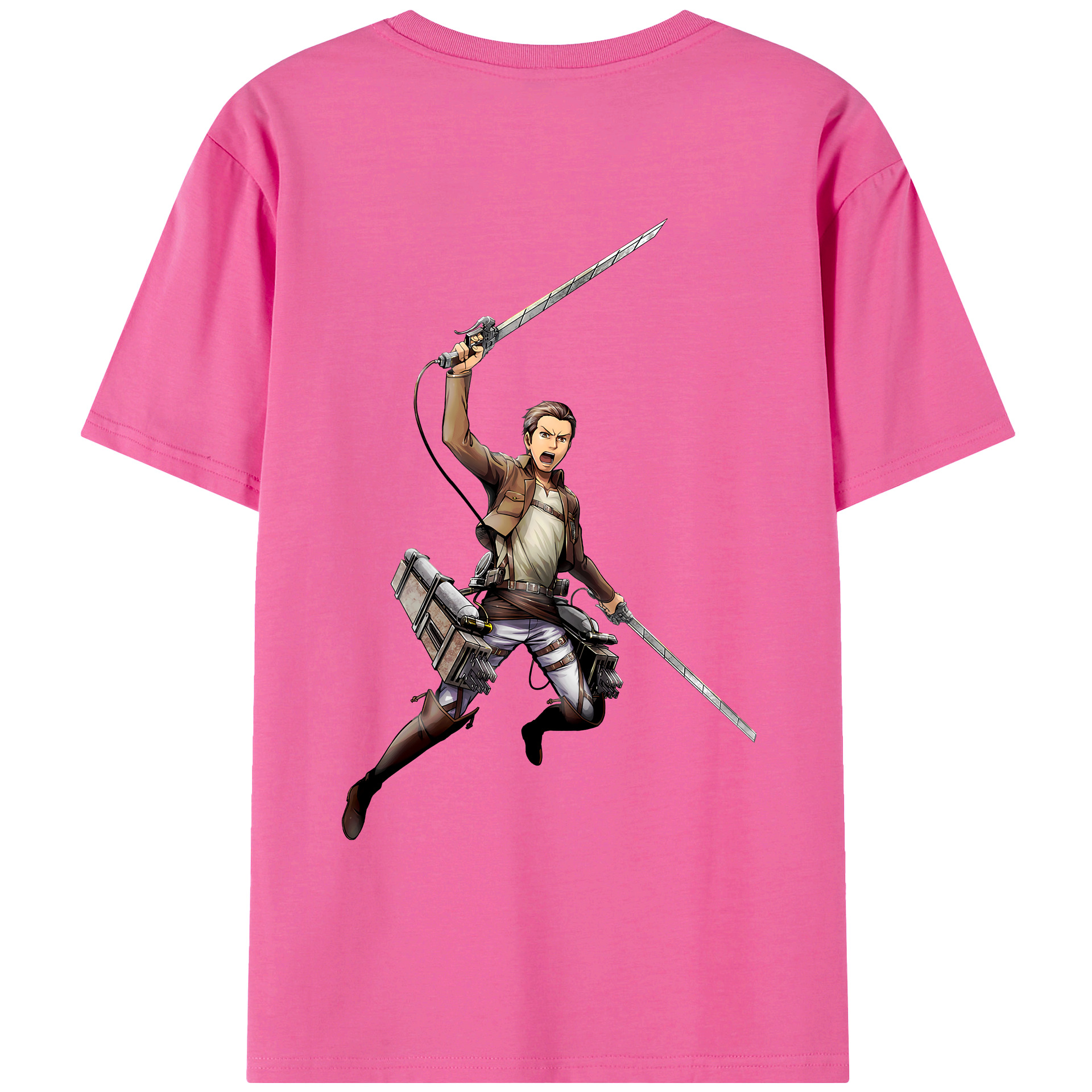（画像用） 進撃の巨人 Attack on Titan レディース半袖Tシャツ(バックプリント)